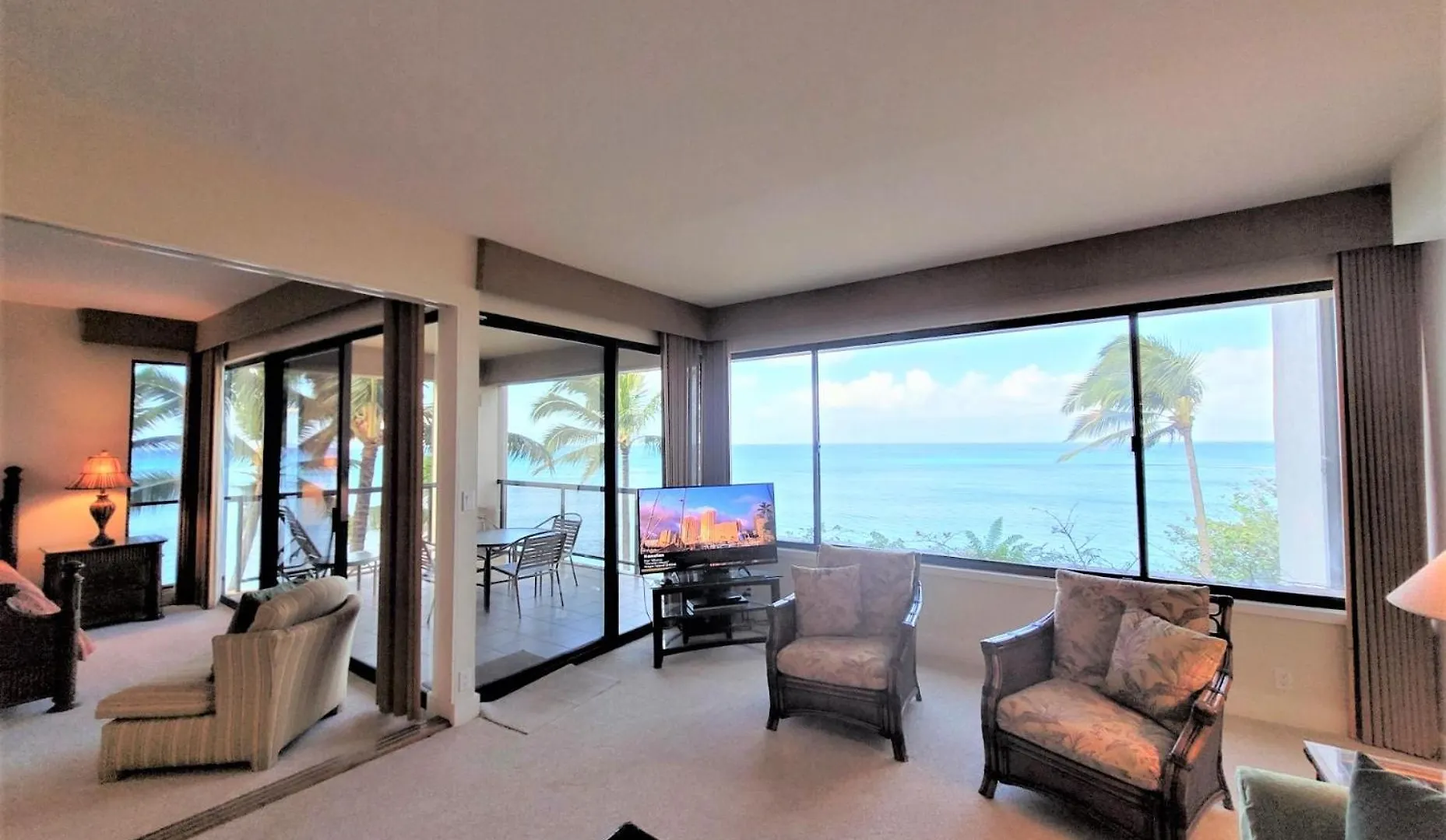 Ocean Front Remodeled Corner Unit W/ Ac - Sk234 Villa Kahana
